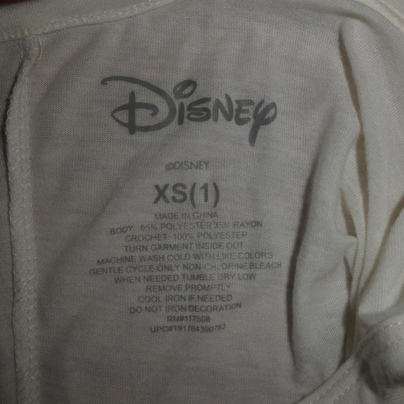 Disney Floral Mickey Tank Top Size XS - Picture 3 of 3